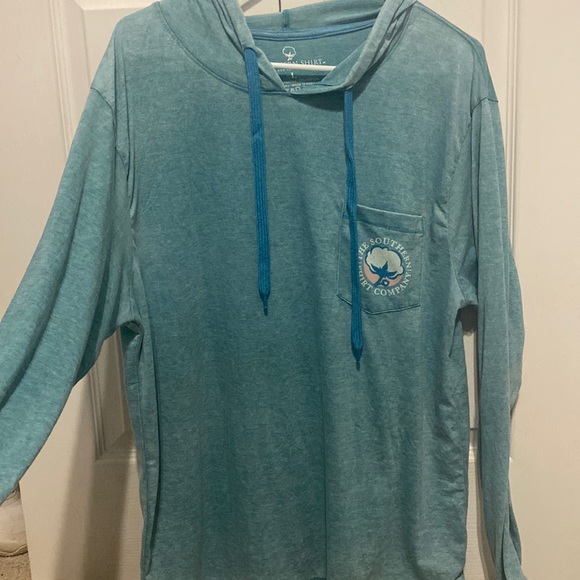 Southern Shirt Co hooded longs sleeve T-shirt size large - Picture 2 of 4